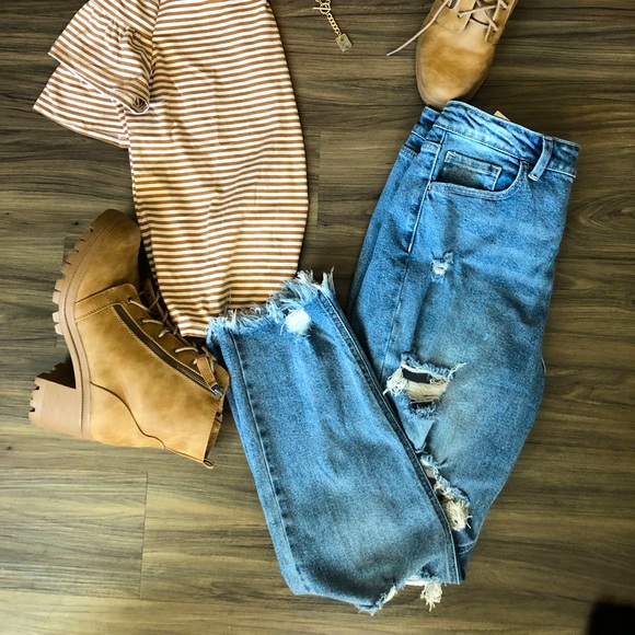 Cello Distressed Jeans - Picture 1 of 3
